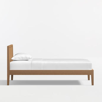 Ever Simple Flax Brown Wood Kids Twin Be.