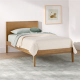 Ever Simple Flax Brown Wood Kids Twin Be.