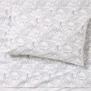 Kids Explorer Animals Organic Cotton Sheet Set
