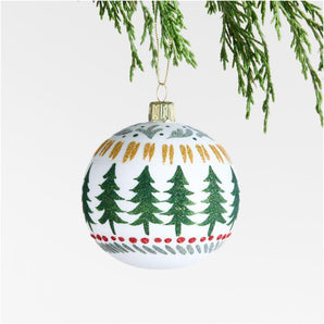 Adorno para árbol de Navidad con diseño de Fair Isle europeo