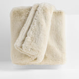 Faux Fur Throw Travertine.