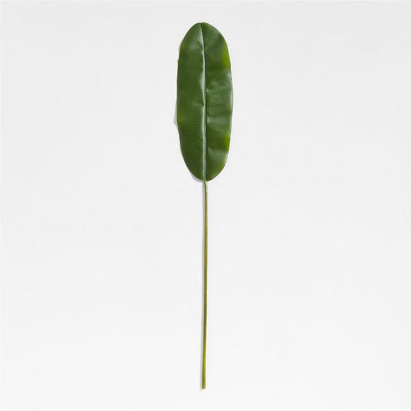 Tallo de hoja de plátano verde artificial