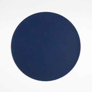Rizzo Round Reversible Faux Leather Placemat