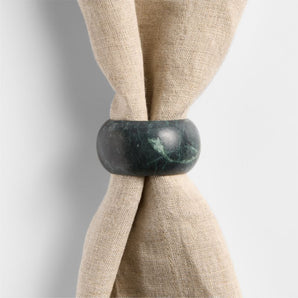 Fern Marble Napkin Ring