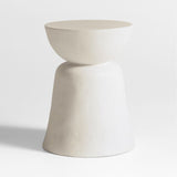 Fernando White Recycled Accent Table.