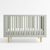 Finn Sage Green Wood Convertible Baby Cr.