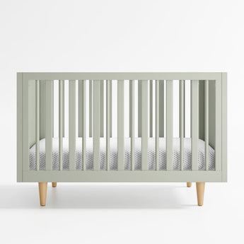 Finn Sage Green Wood Convertible Baby Cr.
