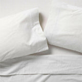 Cozysoft Organic Flannel Grey Stripe Twin/Twin XL Bed Sheet Set.