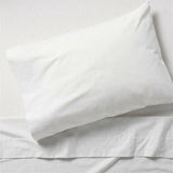 Cozysoft Organic Flannel Grey Stripe Twin/Twin XL Bed Sheet Set.