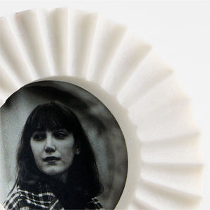 "Fluted White Marble Frame 3""".
