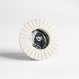 "Fluted White Marble Frame 3""".