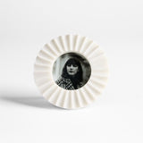 "Fluted White Marble Frame 3""".
