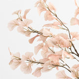 "Bleached Ginkgo Leaf Spray 50""".