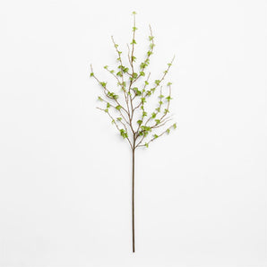 Faux Green Leaf Spray 51"