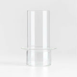 Gara Clear Glass Hurricane Candle Holder 9".