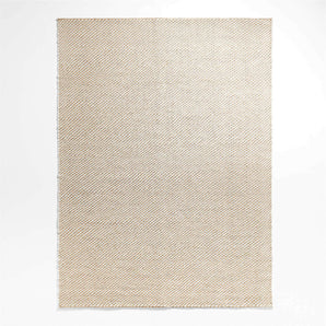 Genoa Performance Tan Brown Indoor/Outdoor Area Rug 8'x10'.