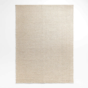 Genoa Performance Tan Brown Indoor/Outdoor Area Rug 8'x10'.