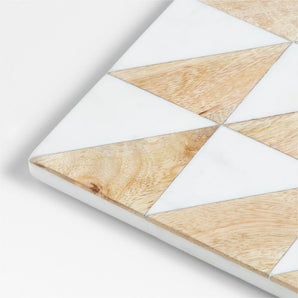 Geo Wood Trivet.
