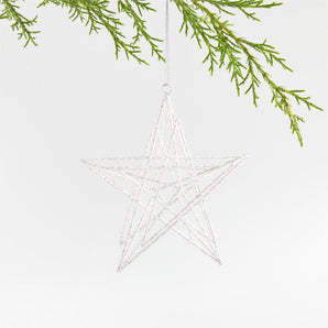 Glitter Star Christmas Tree Ornament