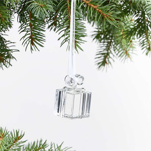 Adorno navideño de cristal para árbol