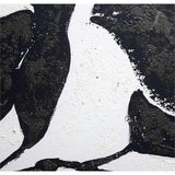 Good Day Framed Black and White Floral Wall Art Print 41.5"x61.5".