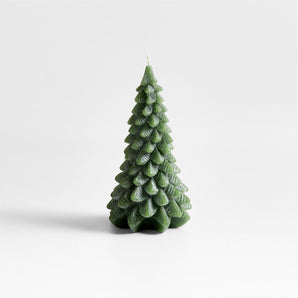 Green Pine Tree Candle