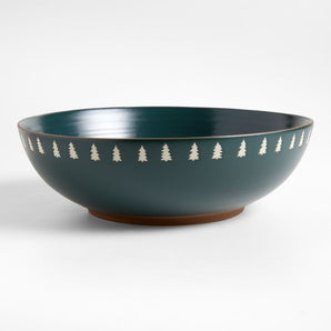 Trees Stoneware Serving Bowl