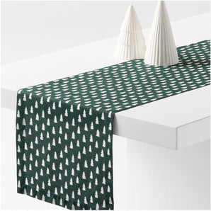 Green Trees 120" Table Runner