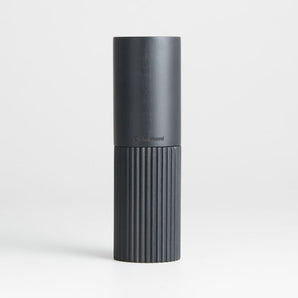 Hanno  Fluted Ebonized Wooden Salt Mill Grinder