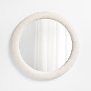 Espejo de pared redondo Harris Boucle