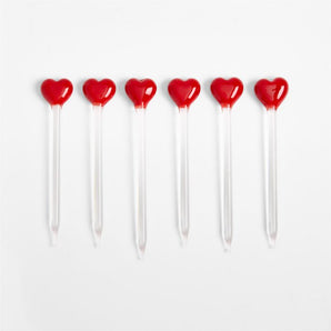 Heart Cocktail Picks.