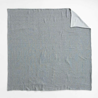 New Natural Hemp Ink Black Grid King Duvet Cover.