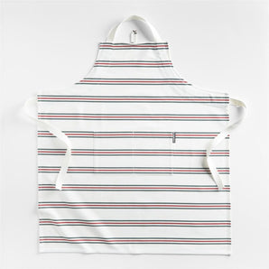 Holiday Stripe Organic Cotton Apron