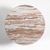 Homage Marble and White Oak Wood 44" Rou.