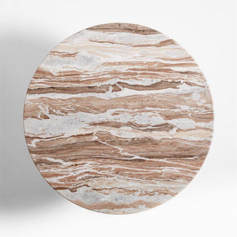 Homage Marble and White Oak Wood 44" Rou.