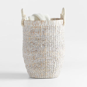 Kids Homespun Wicker Floor Hamper by Leanne Ford