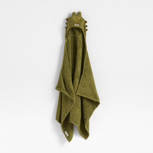 Kids Crocodile Organic Hood Towel