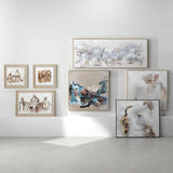 The Journey Is My Home Framed Wall Art Print 43.5"x37.5" by Huda Hashim.