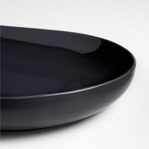 Hudson Charcoal Stoneware Platter.