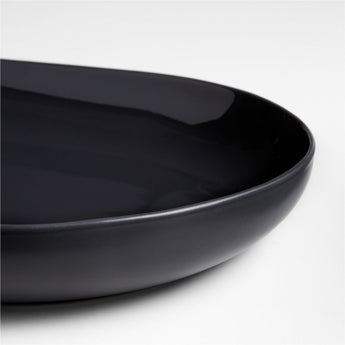 Hudson Charcoal Stoneware Platter.
