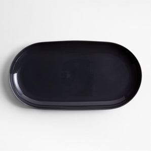 Hudson Charcoal Stoneware Platter.