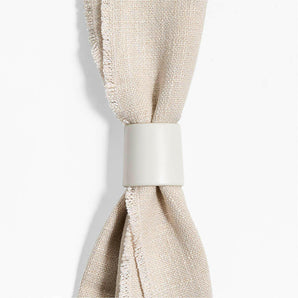 Hudson Natural Stoneware Napkin Ring.