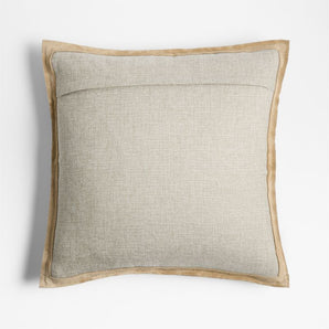 Hyde Woven Suede 20x20 Camel Tan Throw P.