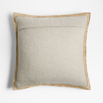 Hyde Woven Suede 20x20 Camel Tan Throw P.
