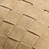 Hyde Woven Suede 20x20 Camel Tan Throw P.