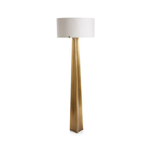Isla Brass Triangle Floor Lamp.