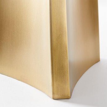 Isla Brass Triangle Floor Lamp.