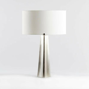 Isla Pewter Triangle Table Lamp