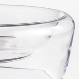 Ital Large Glass Decorative Centerpiece Bowl 11".