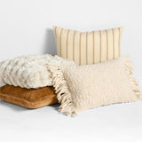 "Chunky Woven Wool Fringe 22""x15"" Arct.